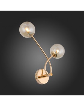 SL435.201.02 Бра ST-Luce Золотистый/Коньячный G9 2*5W PARLLAONE-foto7