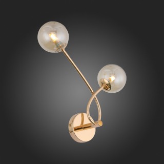 SL435.201.02 Бра ST-Luce Золотистый/Коньячный G9 2*5W PARLLAONE-foto7