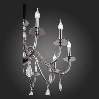 SL1113.403.10 Люстра подвесная ST-Luce Хром, Дымчатый, Прозрачный E14 10*40W SIEMA-foto4