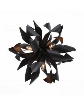 SL453.403.06E Люстра подвесная ST-Luce Черный/Черный E14 6*40W SPIRAGLIO-foto3