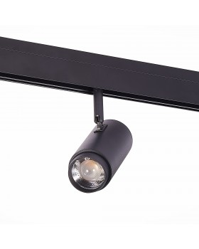 ST357.446.06 Магнитный трековый светильник ZOOM Черный LED 1*6W 4000K 667Lm Ra>80 10-60° IP20 L137xW59xH178 48V ZIRO-foto2
