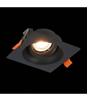 ST208.418.01 Св-к встр. Мат. черный GU10 1*50W L94xW94xH40 220V Без ламп MISURA-foto4
