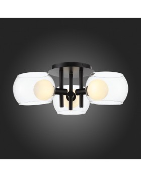 SL1483.402.03 Светильник потолочный ST-Luce Черный/Прозрачный, Белый G9 3*5W ELLETO-foto5