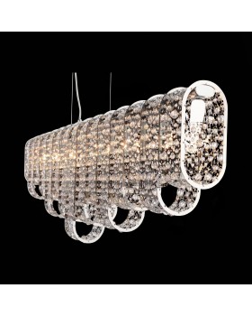 SL1117.103.07 Светильник подвесной ST-Luce Хром/Хром, Прозрачный G9 7*5W SOPRESIA-foto6