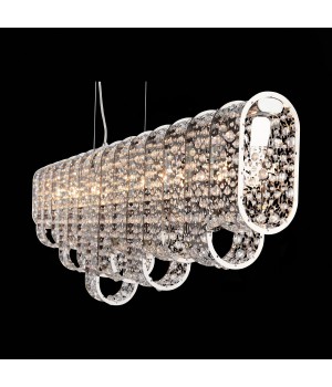 SL1117.103.07 Светильник подвесной ST-Luce Хром/Хром, Прозрачный G9 7*5W SOPRESIA-foto6