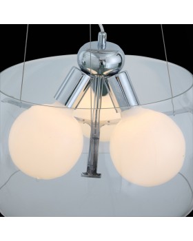 SL512.113.03 Светильник подвесной ST-Luce Хром/Прозрачный E27 Globe 3*100W UOVO-foto6