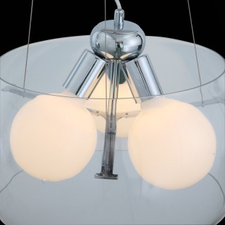 SL512.113.03 Светильник подвесной ST-Luce Хром/Прозрачный E27 Globe 3*100W UOVO-foto6