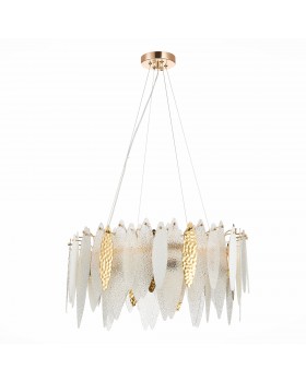 SL1224.203.08 Люстра подвесная ST-Luce Золотистый/Прозрачный, Белый E14 8*60W LASTRA-foto11