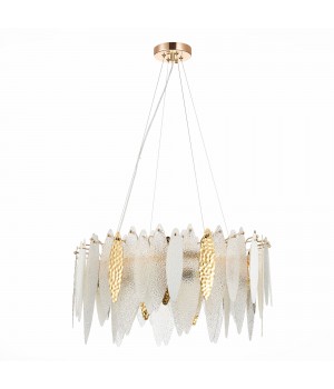 SL1224.203.08 Люстра подвесная ST-Luce Золотистый/Прозрачный, Белый E14 8*60W LASTRA-foto11