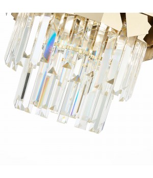 SL1232.202.05 Люстра потолочная ST-Luce Золотистый/Прозрачный, Золотистый E14 5*60W CASERTA-foto3