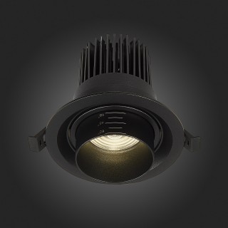 ST701.448.12 Св-к встр. Zoom Черный LED 1*12W 4000K 960Lm Ra90 15°-60° IP20 D115xH95 170-240V ST701-foto8
