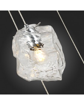 SL1175.103.05 Светильник подвесной ST-Luce хром/прозрачный E14 5*40W Portici-foto9