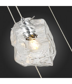 SL1175.103.05 Светильник подвесной ST-Luce хром/прозрачный E14 5*40W Portici-foto9