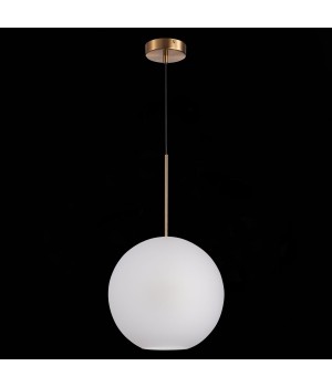 SL1133.523.01 Светильник подвесной ST-Luce Латунь/Белый E27 1*40W BOPONE-foto5