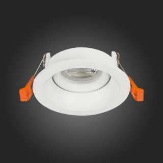 ST208.508.01 Св-к встр. Мат. белый GU10 1*50W  D94xH40 220V Без ламп MISURA-foto8