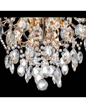 SL846.202.06 Люстра подвесная ST-Luce Золотистый/Прозрачный E14 6*40W ORECCHINI-foto8