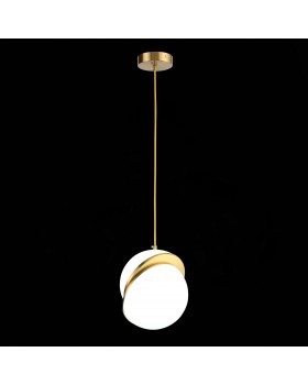 SL1164.303.01 Светильник подвесной ST-Luce Латунь/Белый E27 1*60W LAICO-foto4