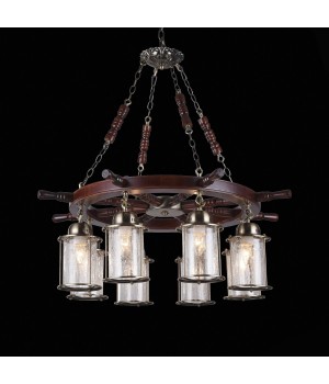 SL150.303.08 Люстра подвесная ST-Luce Бронза, коричневый/Прозрачный с эфектом трещин E27 8*40W VOLANTINO-foto3