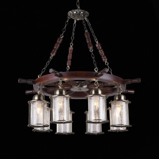 SL150.303.08 Люстра подвесная ST-Luce Бронза, коричневый/Прозрачный с эфектом трещин E27 8*40W VOLANTINO-foto3