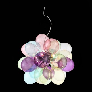 SL432.153.06 Светильник подвесной ST-Luce Хром/Разноцветный G9 6*5W SOSPIRO-foto4