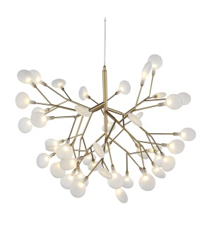 SL411.223.45 Люстра подвесная ST-Luce Золотистый/Белый G4 45*1,5W RICCARDO-foto2