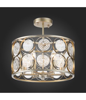 SL1105.202.06 Светильник потолочный ST-Luce Золотистый с патиной/Золотистый, Прозрачный E14 6*60W SERANDA-foto6