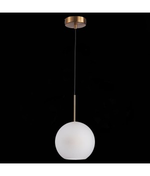 SL1133.533.01 Светильник подвесной ST-Luce Латунь/Белый E27 1*40W BOPONE-foto4