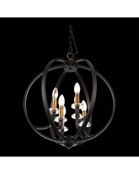 SL1013.423.06 Светильник подвесной ST-Luce Черный, Золото/Черный E14 6*40W PIANETTA-foto8