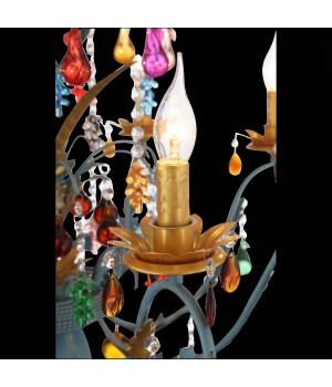 SL426.763.08 Люстра подвесная ST-Luce Разноцветный E14 8*40W JOANNA-foto7