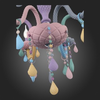 SL1700.783.06 Люстра подвесная ST-Luce Разноцветный E14 6*40W FIATA-foto15