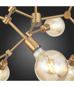 SL413.212.09 Люстра потолочная ST-Luce Латунь E27 9*40W TAVERE-foto18