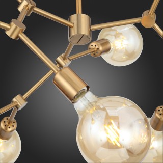 SL413.212.09 Люстра потолочная ST-Luce Латунь E27 9*40W TAVERE-foto18