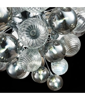 SL1124.103.29 Люстра подвесная ST-Luce Хром/Дымчатый, Прозрачный G9 29*5W 4000K VINETTO-foto7