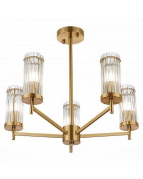 SL1233.302.05 Люстра потолочная ST-Luce Латунь/Прозрачный E14 5*60W BITONTO-foto3