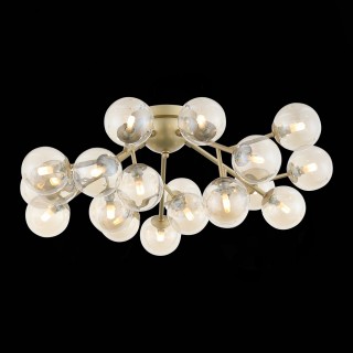 SL438.202.20 Люстра потолочная ST-Luce Золотистый/Коньячный G9 20*5W PALLЕRE-foto4