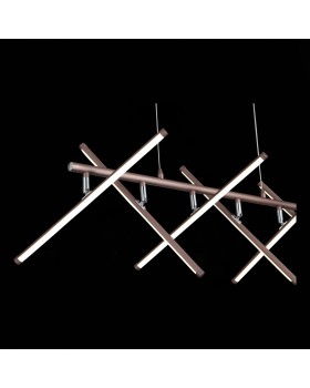 SLD003.303.06 Люстра подвесная ST-Luce Кофейный/Белый LED 6*8W 4000K PIACOD-foto7