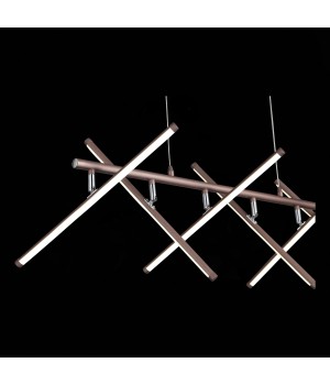 SLD003.303.06 Люстра подвесная ST-Luce Кофейный/Белый LED 6*8W 4000K PIACOD-foto7