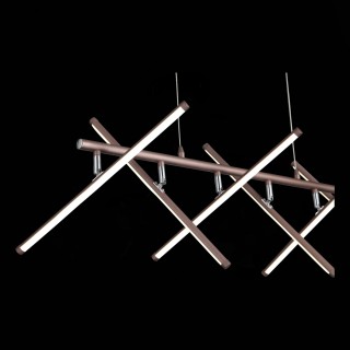 SLD003.303.06 Люстра подвесная ST-Luce Кофейный/Белый LED 6*8W 4000K PIACOD-foto7