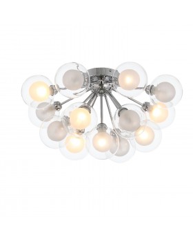 SL431.102.15 Люстра потолочная ST-Luce Хром/Прозрачный, Белый G9 15*5W DUALITA-foto2