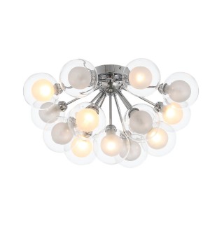 SL431.102.15 Люстра потолочная ST-Luce Хром/Прозрачный, Белый G9 15*5W DUALITA-foto2