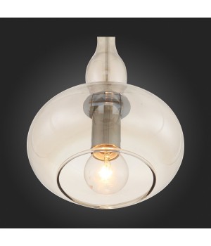 SL364.113.01 Подвес ST-Luce Хром/Янтарный E14 1*40W BIORNO-foto8