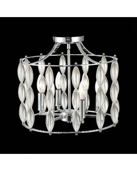 SL1140.102.06 Светильник потолочный ST-Luce Хром, Прозрачный/Прозрачный,Хром E14 6*40W SOGARTE-foto8