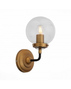 SL234.401.01 Бра ST-Luce Черный, Золото/Прозрачный E27 1*40W VARIETA-foto2