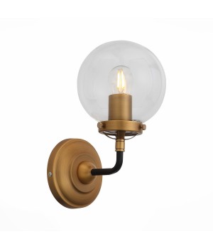 SL234.401.01 Бра ST-Luce Черный, Золото/Прозрачный E27 1*40W VARIETA-foto2