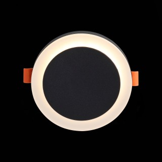 ST104.402.06 Светильник потолочный Черный LED 1*6W 3000K 468Lm Ra>80 120° IP20 D110xH20 170-240V CIAMELLA-foto5