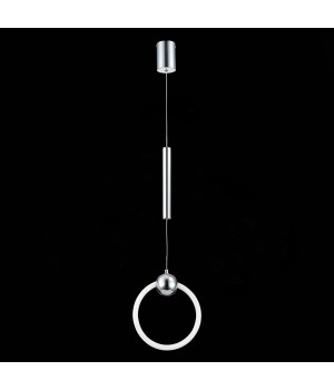 SL1578.103.01 Подвес ST-Luce Хром/Белый,Хром LED 1*15W 3000K GIERA-foto5