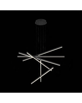 SL394.423.06 Люстра подвесная ST-Luce Черный/Белый LED 1*100W 4000K BASONI-foto9