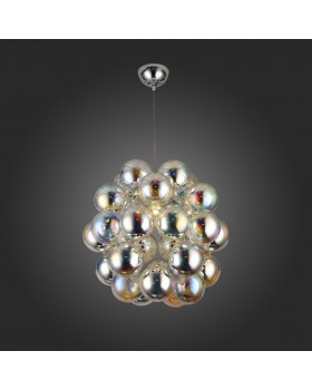 SL533.103.03 Люстра подвесная ST-Luce Хром/Перламутровый E27 3*60W ODETTA-foto6