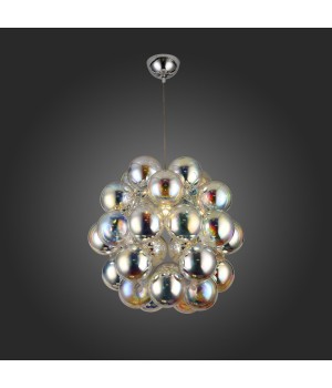 SL533.103.03 Люстра подвесная ST-Luce Хром/Перламутровый E27 3*60W ODETTA-foto6