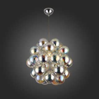 SL533.103.03 Люстра подвесная ST-Luce Хром/Перламутровый E27 3*60W ODETTA-foto6